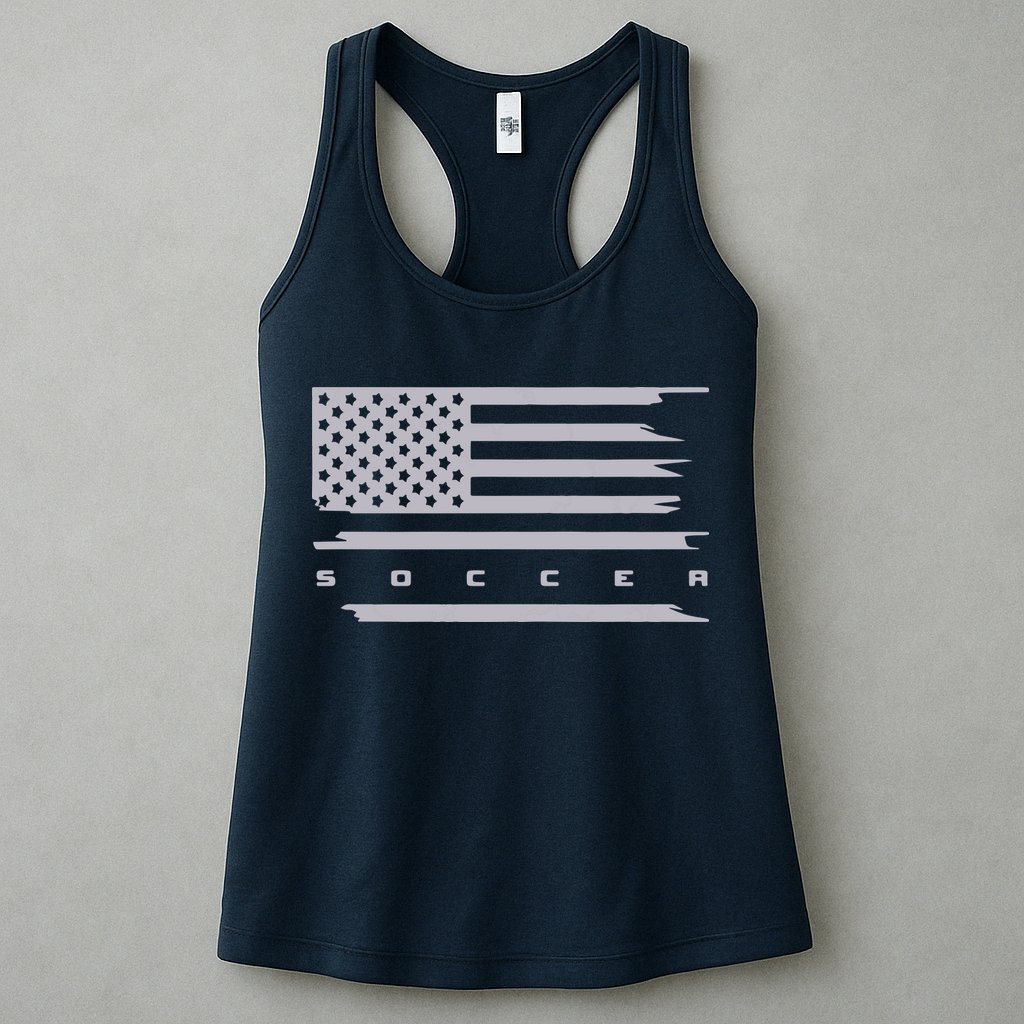 American Flag Soccer Apparel Soccer Hoodie Womens Tank Top