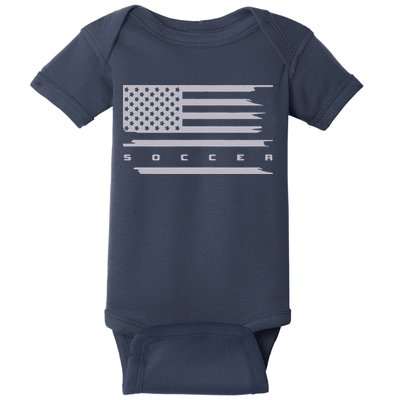 American Flag Soccer Apparel Soccer Hoodie Baby Bodysuit