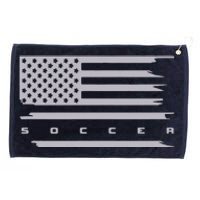 American Flag Soccer Apparel Soccer Hoodie Grommeted Golf Towel