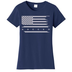 American Flag Soccer Apparel Soccer Hoodie Women's T-Shirt