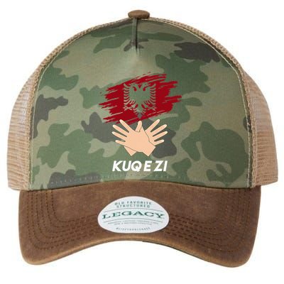 Albanian Flag Shqip Shqiponja Albanian Eagle Albania Legacy Tie Dye Trucker Hat