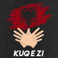 Albanian Flag Shqip Shqiponja Albanian Eagle Albania 7 Panel Mesh Trucker Snapback Hat