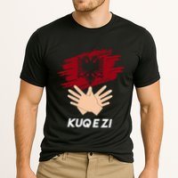 Albanian Flag Shqip Shqiponja Albanian Eagle Albania Cooling Performance Crew T-Shirt