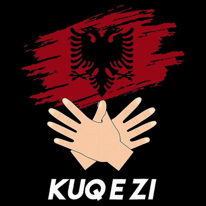 Albanian Flag Shqip Shqiponja Albanian Eagle Albania Cooling Performance Crew T-Shirt
