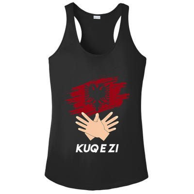 Albanian Flag Shqip Shqiponja Albanian Eagle Albania Ladies PosiCharge Competitor Racerback Tank