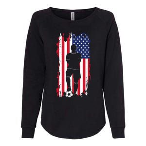 American Flag Soccer Apparel Soccer Womens California Wash Sweatshirt