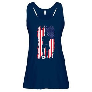 American Flag Soccer Apparel Soccer Ladies Essential Flowy Tank