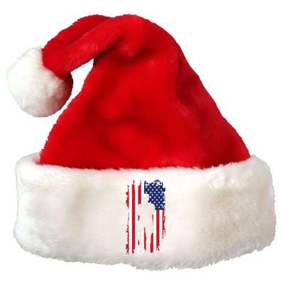 American Flag Soccer Apparel Soccer Premium Christmas Santa Hat