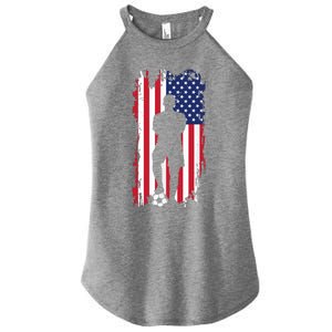 American Flag Soccer Apparel Soccer Women's Perfect Tri Rocker Tank