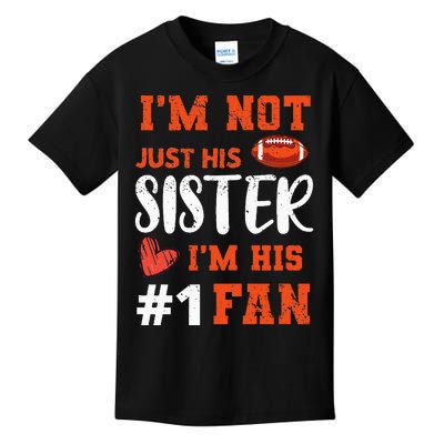 American Football Sister Football Fan Football Team Sports Kids T-Shirt