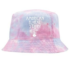 American Floral Story Halloween Florist Funny Horror Parody Tie-Dyed Bucket Hat