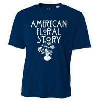 American Floral Story Halloween Florist Funny Horror Parody Cooling Performance Crew T-Shirt