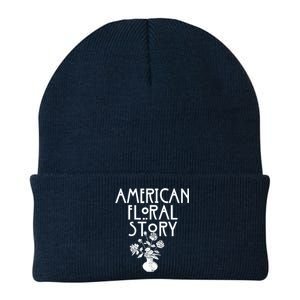 American Floral Story Halloween Florist Funny Horror Parody Knit Cap Winter Beanie