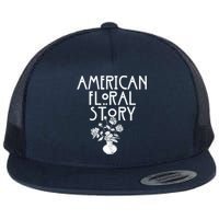 American Floral Story Halloween Florist Funny Horror Parody Flat Bill Trucker Hat