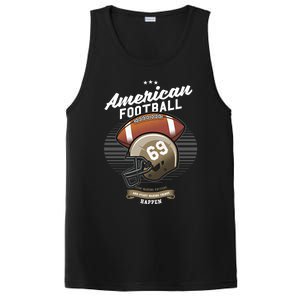 American Football Sport Tournamet Touchdown Mom Dad Gift PosiCharge Competitor Tank