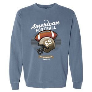 American Football Sport Tournamet Touchdown Mom Dad Gift Garment-Dyed Sweatshirt