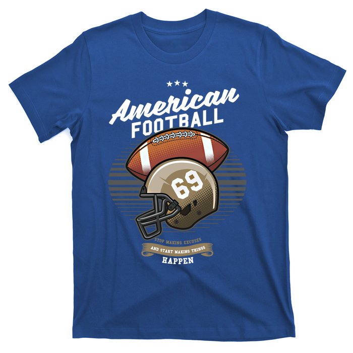 American Football Sport Tournamet Touchdown Mom Dad Gift T-Shirt