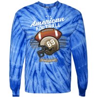 American Football Sport Tournamet Touchdown Mom Dad Gift Tie-Dye Long Sleeve Shirt