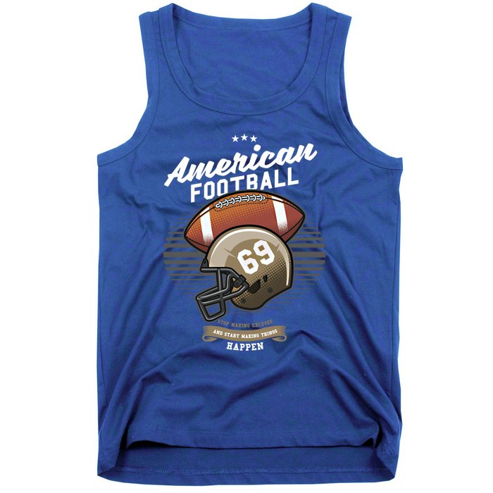 American Football Sport Tournamet Touchdown Mom Dad Gift Tank Top