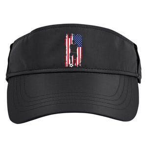 American Flag Soccer Apparel - Soccer Adult Drive Performance Visor