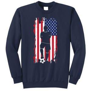 American Flag Soccer Apparel - Soccer Sweatshirt