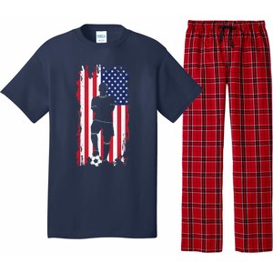 American Flag Soccer Apparel - Soccer Pajama Set