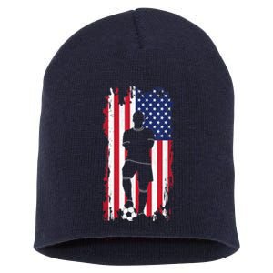 American Flag Soccer Apparel - Soccer Short Acrylic Beanie