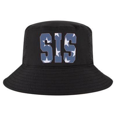 American Flag Sis Matching Family 4th Of July Great Gift Cool Comfort Performance Bucket Hat