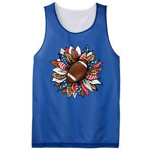 American Football Sunflower Great Gift American Flag Sunflower Gift Mesh Reversible Basketball Jersey Tank