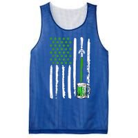 American Flag St Patrick's Day Shamrock Ing Beer Irish Funny Gift Mesh Reversible Basketball Jersey Tank