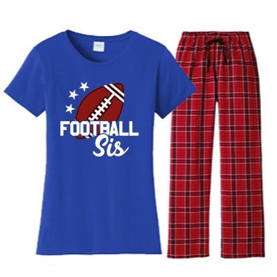 American Football Sis Gift Women's Flannel Pajama Set