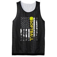 American Flag Softball Team Gift Mesh Reversible Basketball Jersey Tank