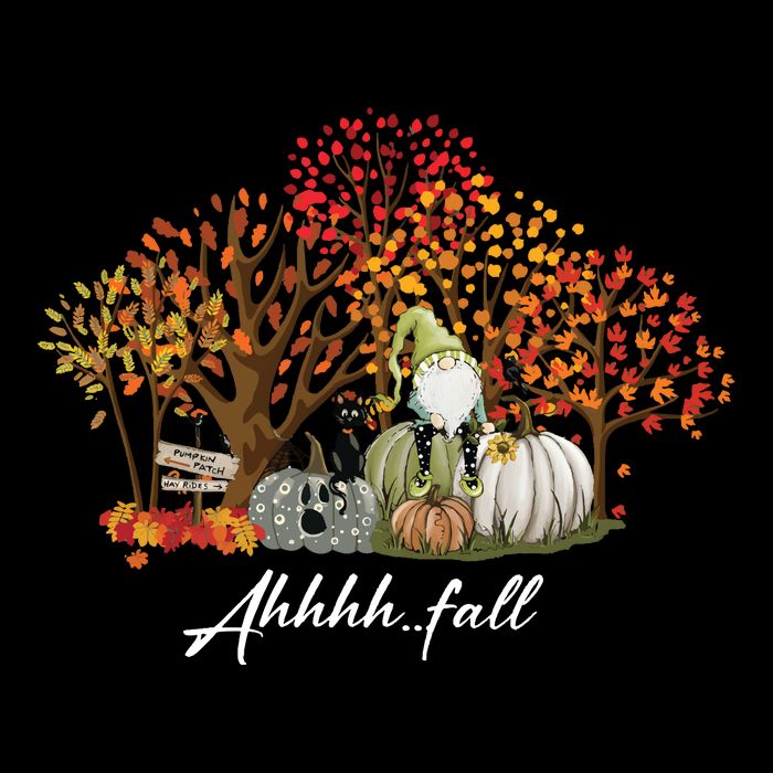 Ahh Fall Season Button