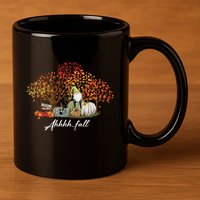 Ahh Fall Season 11oz C Handle Ceramic Mug