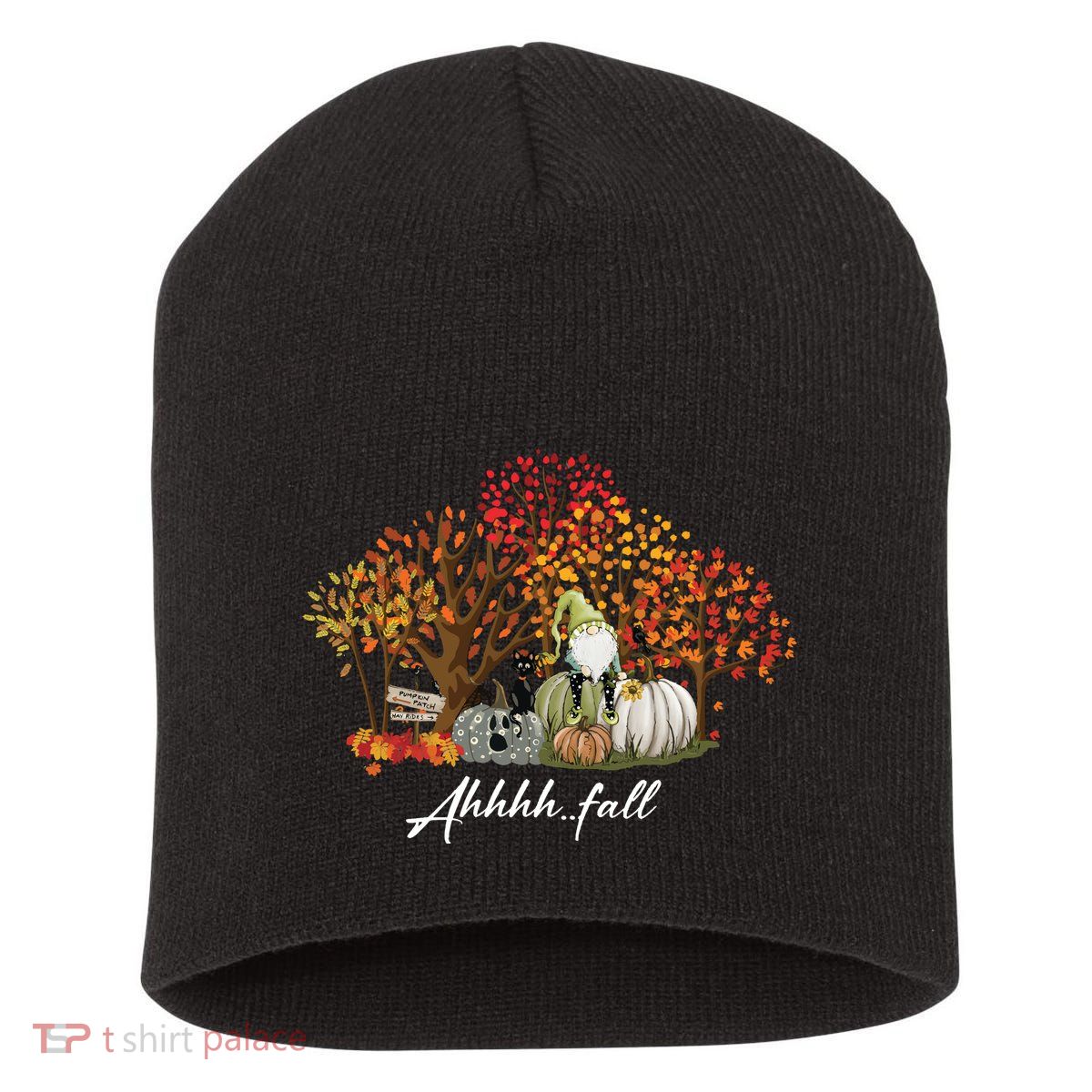 Ahh Fall Season Short Acrylic Beanie