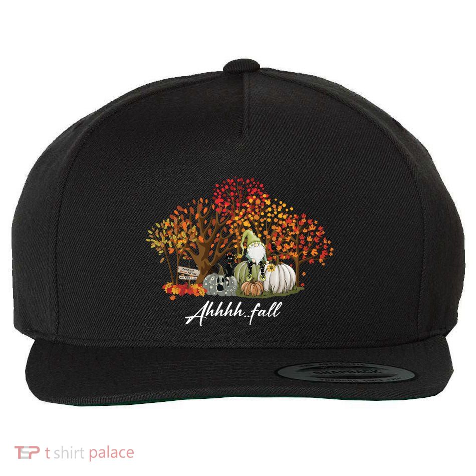 Ahh Fall Season Wool Snapback Cap