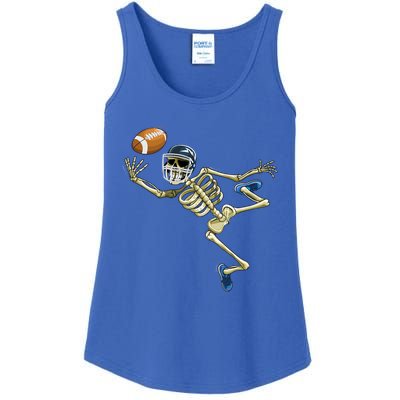 American Football Skeleton Halloween Football Fan Great Gift Ladies Essential Tank