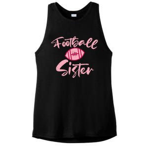 American Football Sister Family Matching Sis Gift Ladies PosiCharge Tri-Blend Wicking Tank