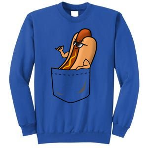 Awesome Funny Shaka Hot Dog In A Pocket Gift Sweatshirt