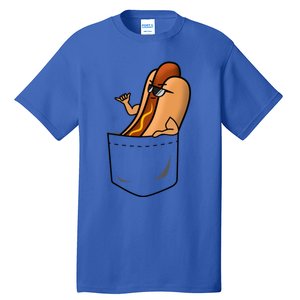 Awesome Funny Shaka Hot Dog In A Pocket Gift Tall T-Shirt