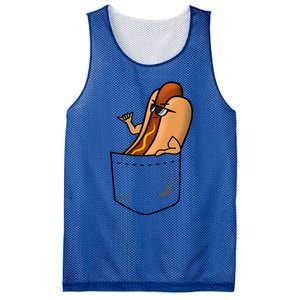 Awesome Funny Shaka Hot Dog In A Pocket Gift Mesh Reversible Basketball Jersey Tank