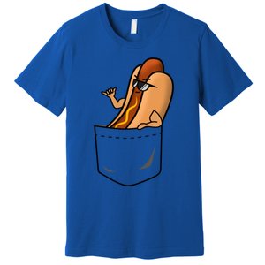 Awesome Funny Shaka Hot Dog In A Pocket Gift Premium T-Shirt