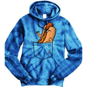 Awesome Funny Shaka Hot Dog In A Pocket Gift Tie Dye Hoodie