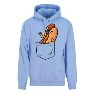 Awesome Funny Shaka Hot Dog In A Pocket Gift Unisex Surf Hoodie