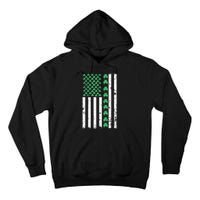 American Flag St Patricks Day Vintage Irish Lucky Tall Hoodie