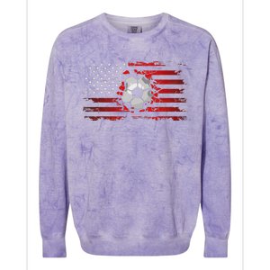 American Flag Soccer Apparel Soccer Colorblast Crewneck Sweatshirt