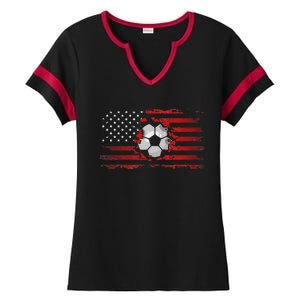 American Flag Soccer Apparel Soccer Ladies Halftime Notch Neck Tee