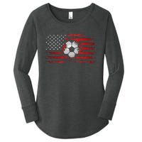 American Flag Soccer Apparel Soccer Women's Perfect Tri Tunic Long Sleeve Shirt