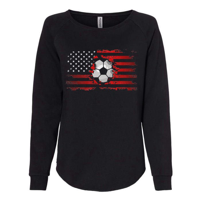 American Flag Soccer Apparel Soccer Womens California Wash Sweatshirt