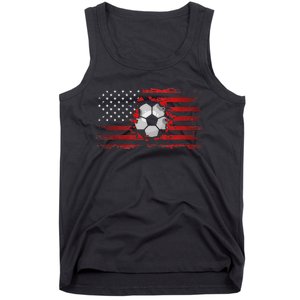 American Flag Soccer Apparel Soccer Tank Top